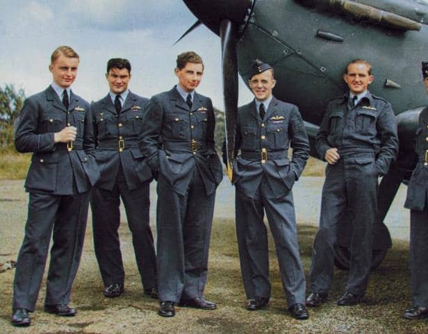 Young PRU pilots who risked their lives in the summer of 1941. (Pic: Andy Fletcher)