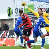 The heroics of Clyde keeper Neil Parry weren't enough to keep Peterhead out at Balmoor (pic: Duncan Brown)