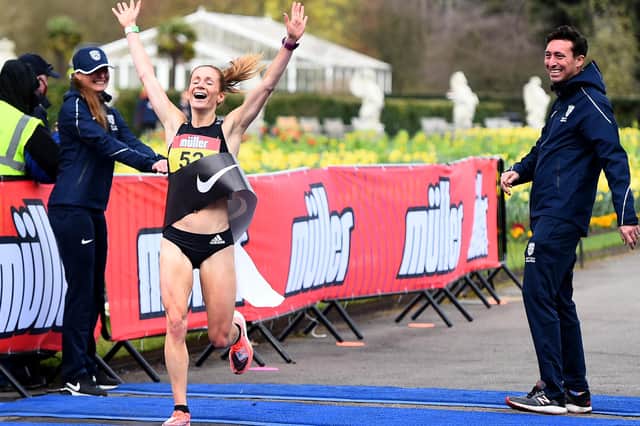 Stephanie Davis won the Muller British Athletics Marathon Trial in March. (Pic: British Athletics via Getty Images)