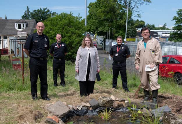 The ingenious scheme hit the spotlight when MSP Clare Adamson popped in for a visit