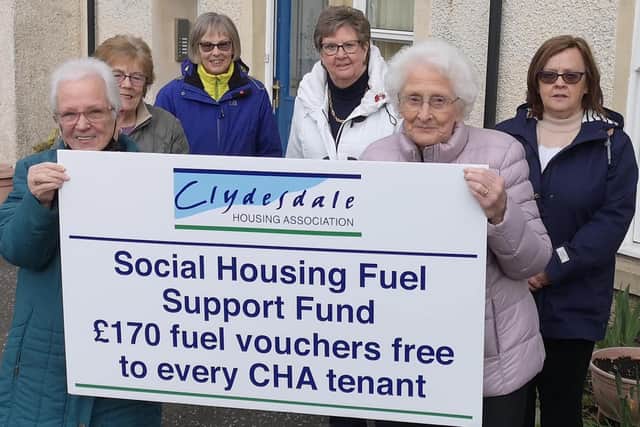 619 tenants have received £170-worth of energy vouchers which are available to other tenants this year too.