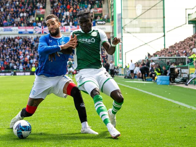 When Hibs and Rangers entertainment usualy follows . (Photo by Ross Parker / SNS Group)