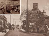 Old Tolbooth in Carnwath, had it survived, would have been the oldest of its kind in Scotland. Inset: the Carnwath Smiddy operated on site from the late 19th Century.