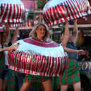 Performers dressed as Tunnock's Teacakes played a starring role in the 2014 Commonwealth Games Opening Ceremony in Glasgow (Picture: Andrew Milligan)