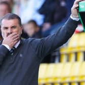 Celtic manager Ange Postecoglou at the Tony Macaroni Arena on September 19, 2021, in Livingston, Scotland. (Photo by Craig Williamson / SNS Group)