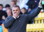Celtic manager Ange Postecoglou at the Tony Macaroni Arena on September 19, 2021, in Livingston, Scotland. (Photo by Craig Williamson / SNS Group)