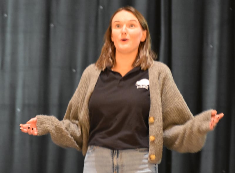 Soloist Emma Young gets to grips with her star turn, She Can't Say No.