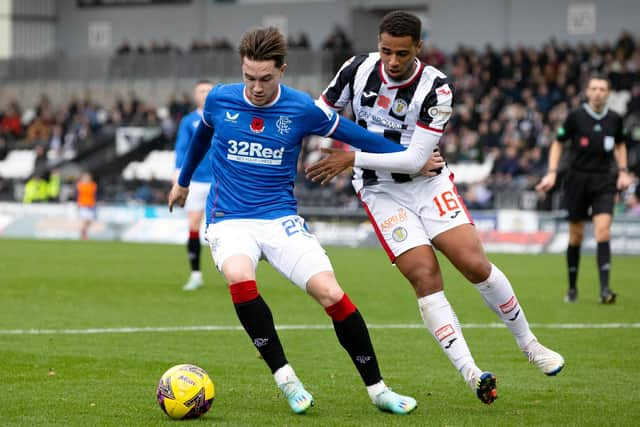 St Mirren's Ethan Erhahon was singled out for his performance against Rangers.