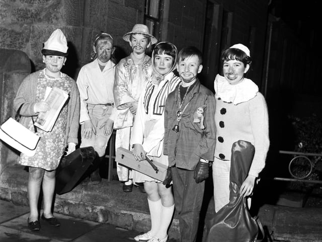 Halloween costumes were very much homemade, and guisers were always expected to perform for sweets or money in the houses they visited.