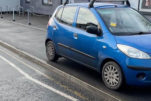 Police warned four drivers who were parking on the pavement in Cross Gates (Photo: WYP)