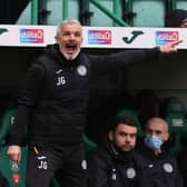 St Mirren manager Jim Goodwin during his side's victory over Hibernian at Easter Road. Photo by Alan Harvey / SNS Group