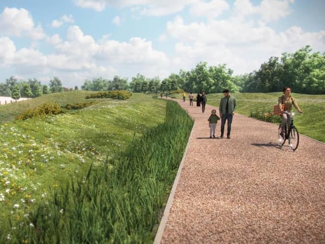 The active travel and greenspace project has been given additional funding