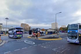 Buchanan Street Bus Station where the incident took place.  