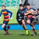 Lenzie Academy in action at the 2020 SPEN Warriors Championships (Pic: Craig Watson)
