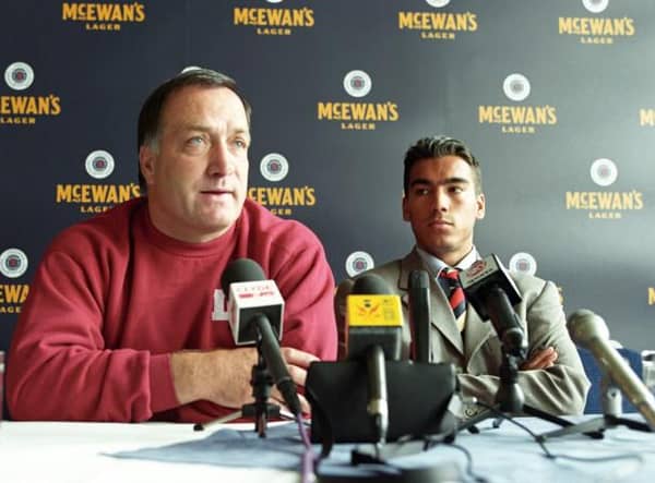 Giovanni van Bronckhorst joined Rangers as a player in July 1998 when he was signed by his Dutch compatriot Dick Advocaat. (Photo by SNS Group).