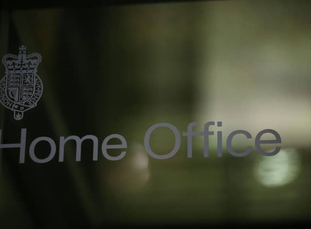 The sign outside the Home Office in Westminster, London, following the resignation of Amber Rudd who resigned as Home Secretary amid claims she misled Parliament over targets for removing illegal migrants.