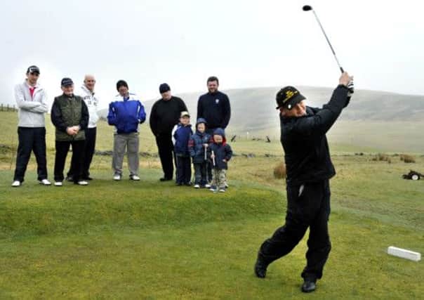 Start of new season at Leadhills Golf Club
Captain George Curley
Leadhills
8/4/12
Picture by Lindsay Addison