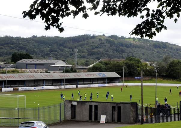 DISAPPOINTING NIGHT: Duncansfield Park was not a happy place for Kilsyth Rangers on Monday night.