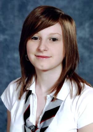 Natasha Paton (17) from Cleghorn who died in bus crash at Wiston 31/3/10