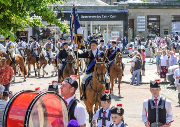 Riding of the Marches in Biggar on Sunday, June 2, 2013 (Pic by Andrew Wilson)