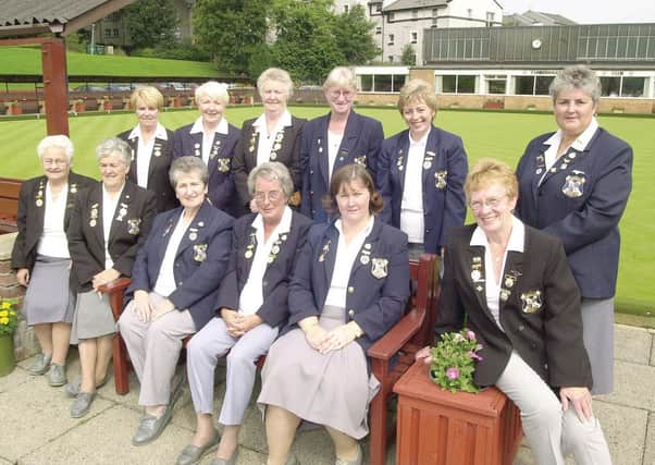 ANNIVERSARY CELEBRATIONS: The ladies of Cumbernauld Bowling Club celebrated their 40th anniversary in August 2004.