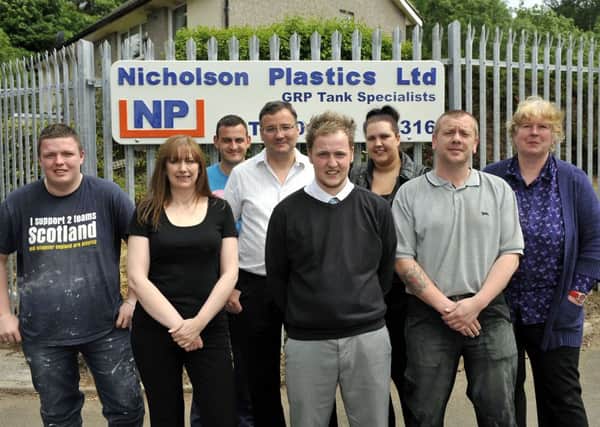 Nicholson Plastics team doing overnight charity hike
Kirkfieldbank 
20/6/13