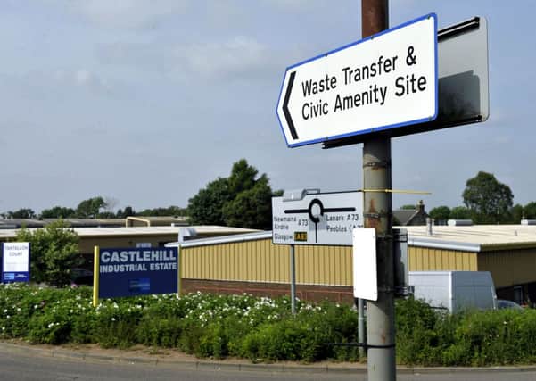 Waste Transfer & Civic Amenity Site sign
Carluke
11/7/13