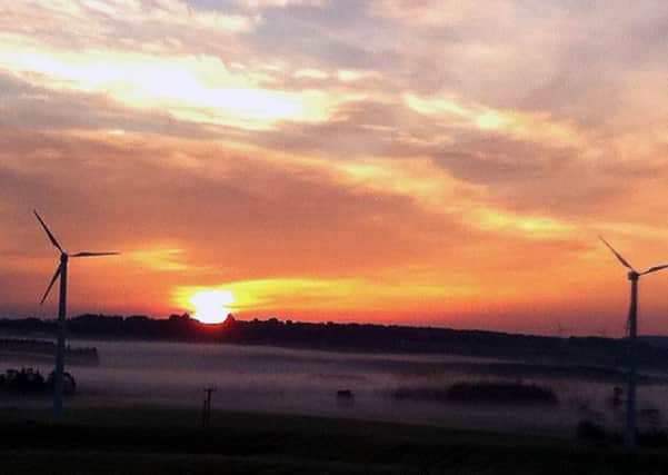 Picture: Readers photo- Sunrise at Harelaw by Jim McAlindin