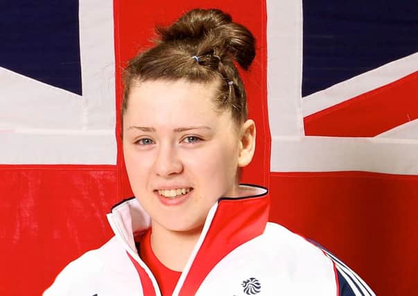 Headshot of Michelle Boyle of the Youth Team GB Judo squad during the Team GB Kitting out and prep camp at Heathrow ahead of the 2013 European Youth Olympic Festival 2013 on Friday 12th July 2013