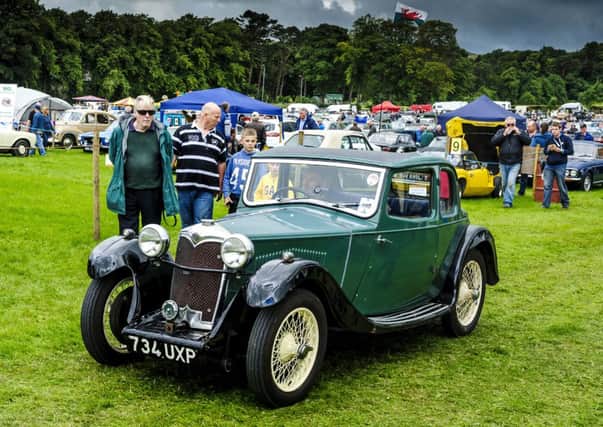 Sporty model...this British classic attracted a lot of admirers at Biggar Vintage Car Rally 2013 (Pic Andrew Wilson)