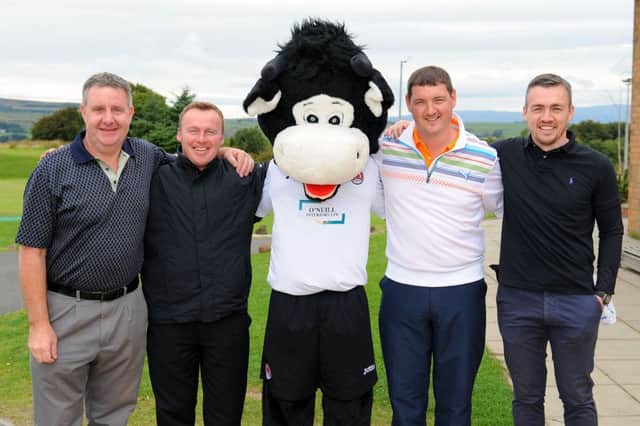 Clyde FC community fans v team and old boys golf day.