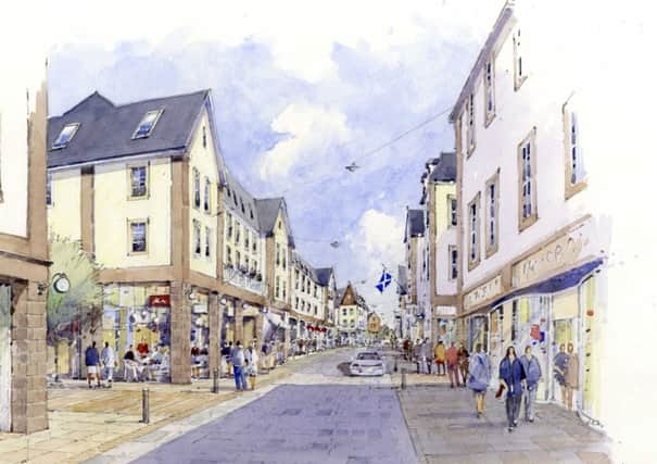Artist's impression...of new town that might never be built