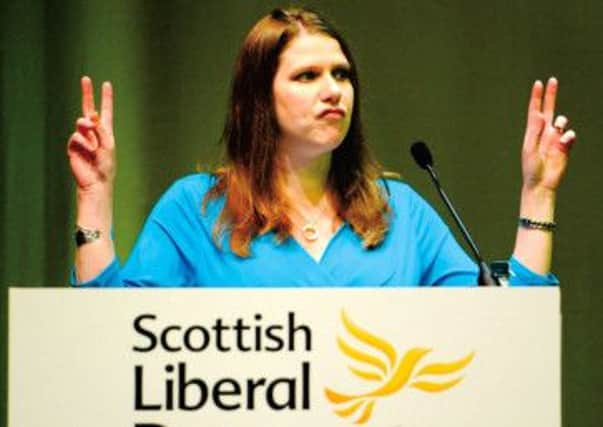 The SECC Glasgow, Liberal Democrats Party Conference.  Jo Swinson MP. Picture Robert Perry The Scotsman 14th Sept 2013