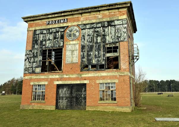 Starry future...could be on the cards for the derelict Tote building at Lanark Racecourse if it becomes a space observatory