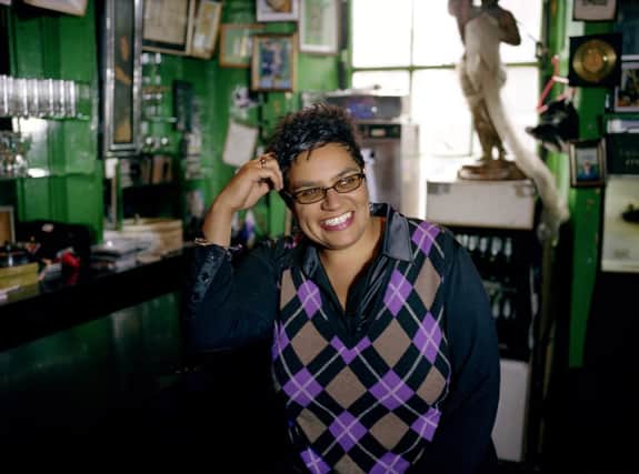 Writer Jackie Kay takes her work to the Tron for Glasgay! 2013. Picture by Mary McCartney.
