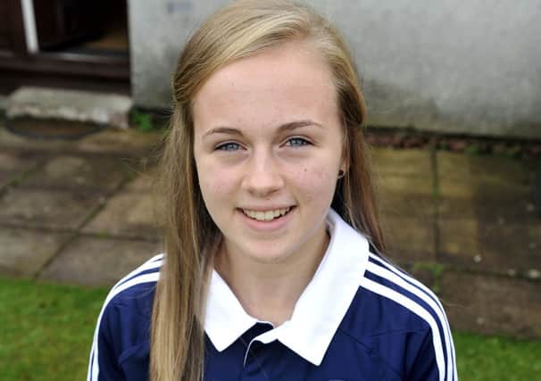 Caitlin Kelly (14) picked for Scotland under-16 girls football team for first time
Carluke
4/10/13