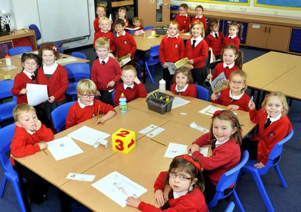 First school days...for Primary One pupils at Milton Primary School (Pic Lindsay Addison)
