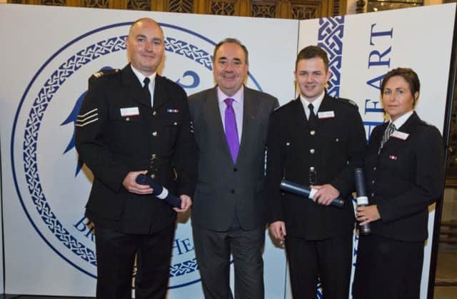 Constable Booker receives his award