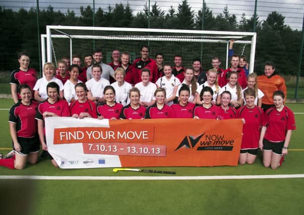 Signed up...dozens of local youngsters took part in Clydesdale Sports Council's European Move Week
