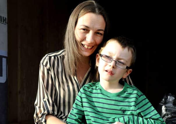Louise Ireland (34) and her son Ben (6)
Carluke
14/10/13