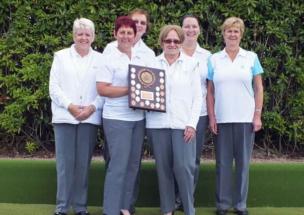 Lesmahagow bowlers who won the annual Top 6 tournament