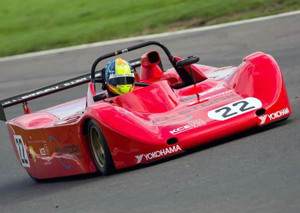 Cumbernauld's Craig Mitchell in action in his Lola T88/90 car at Brands Hatch in the final event of the season.