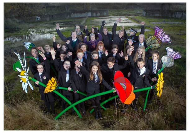 Barrhead - 12.11.13 - Grow Wild Barrhead

***FREE FIRST USE***

Pupils from Barrhead High School and the team involved in the Grow Wild Barrhead bid at the site of the old water treatment works in Barrhead to announce they had won the Grow Wild competition.


Stuart Nimmo Photography
07795 364846
www.stuartnimmophoto.com


Copyright Stuart Nimmo Photography 2013
First Use Only
All Moral Rights Reserved
No Syndication Without Consent
No Online Usage Without Consent  or Payment
No Digital Archiving Without Consent