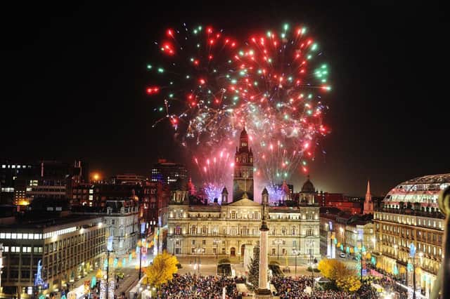 The Christmas countdown is on at George Square. Glasgow pics courtesy of Ian Watson.