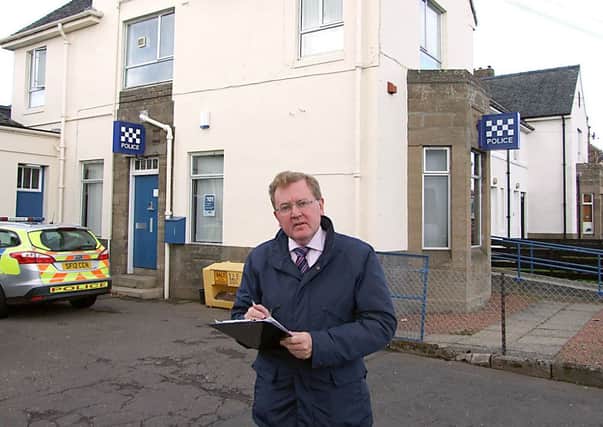 Making a stand...MP David Mundell is fighting on behalf of his constituents for the retention of Biggar Police Station's public counter