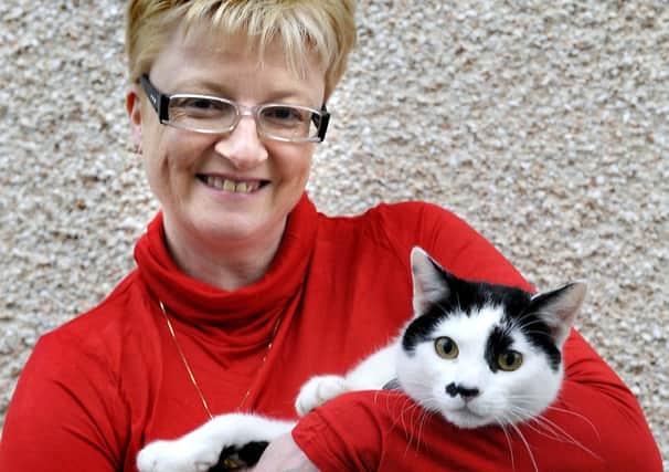 Alison Graham (43) and her prize winning cat 'Ben' (3)
Lanark
2/12/13