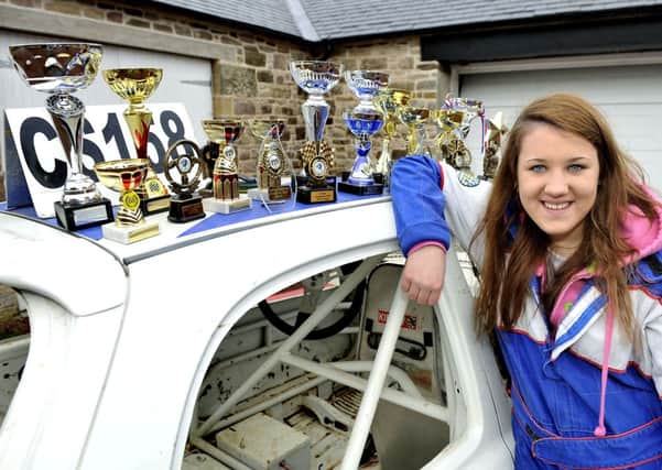 Champion...Scottish Autograss champion Amy Keenan (14) (Pic by Lindsay Addison)
