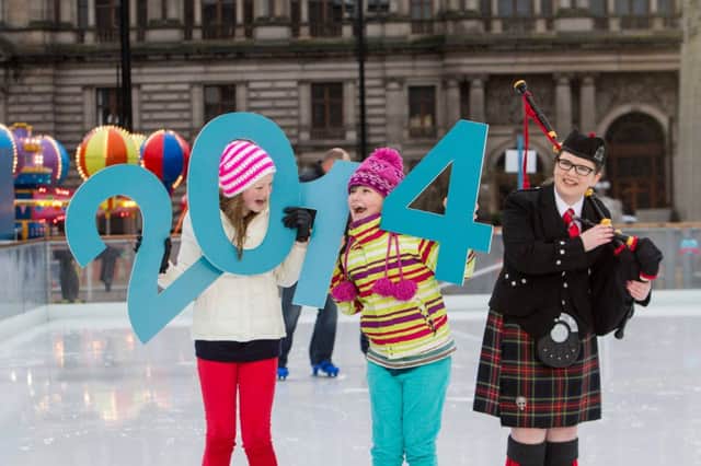 Glasgow prepares to say Goodbye to 2013 Picture by Peter Devlin