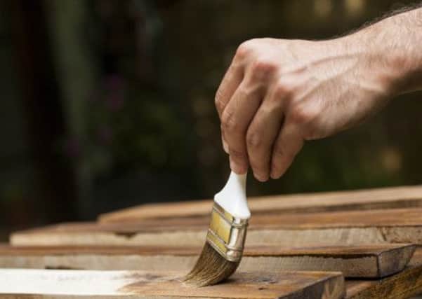 A Generic Photo of a wooden shelf being painted. See PA Feature HOMES Homes Column. Picture credit should read: PA Photo/thinkstockphotos. WARNING: This picture must only be used to accompany PA Feature HOMES Homes Column.