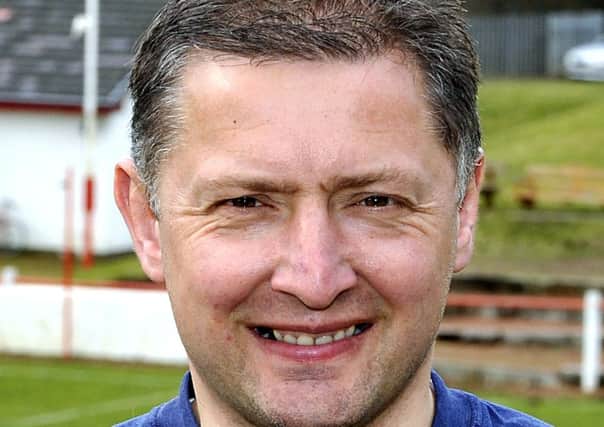 Rallying call...from Lesmahagow manager Robert Irving